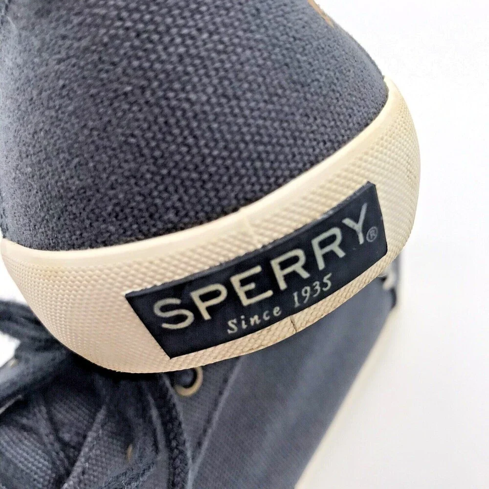 Sperry Top Sider  Bodie Boat or Deck Shoes Men's 6M Lace Up Blue Canvas Sneaker